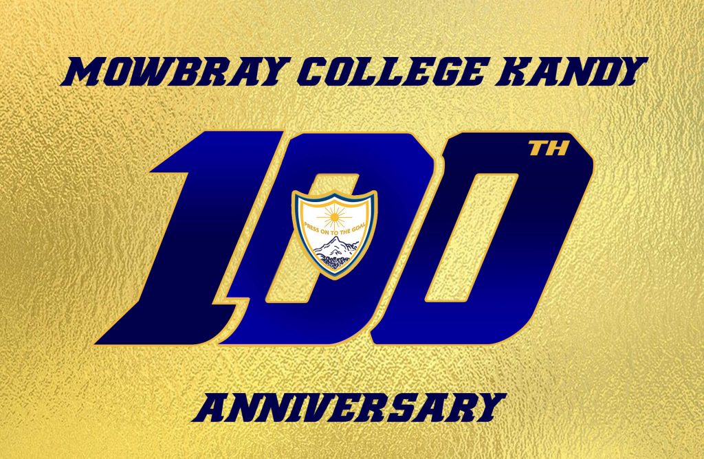 Mowbray 100 logo - Gold