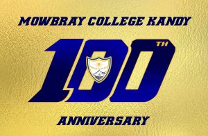Mowbray 100 logo - Gold